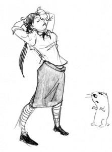 girl-and-hamster